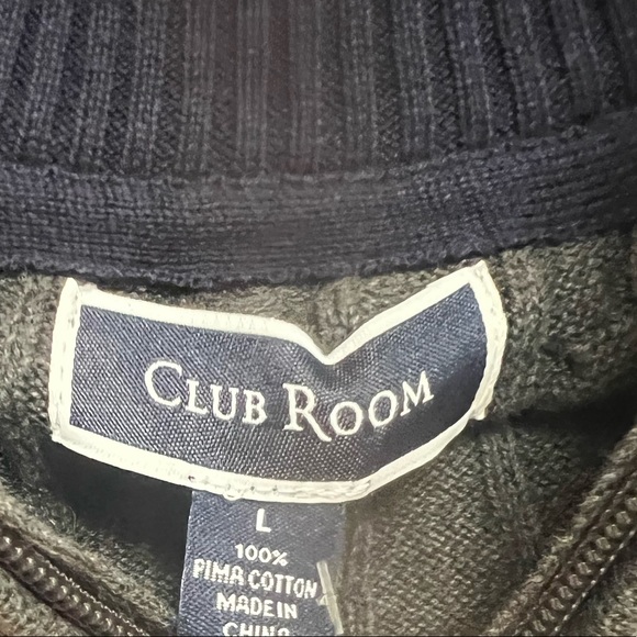 Club Room Men’s Mock Neck Sweater - Picture 5 of 5